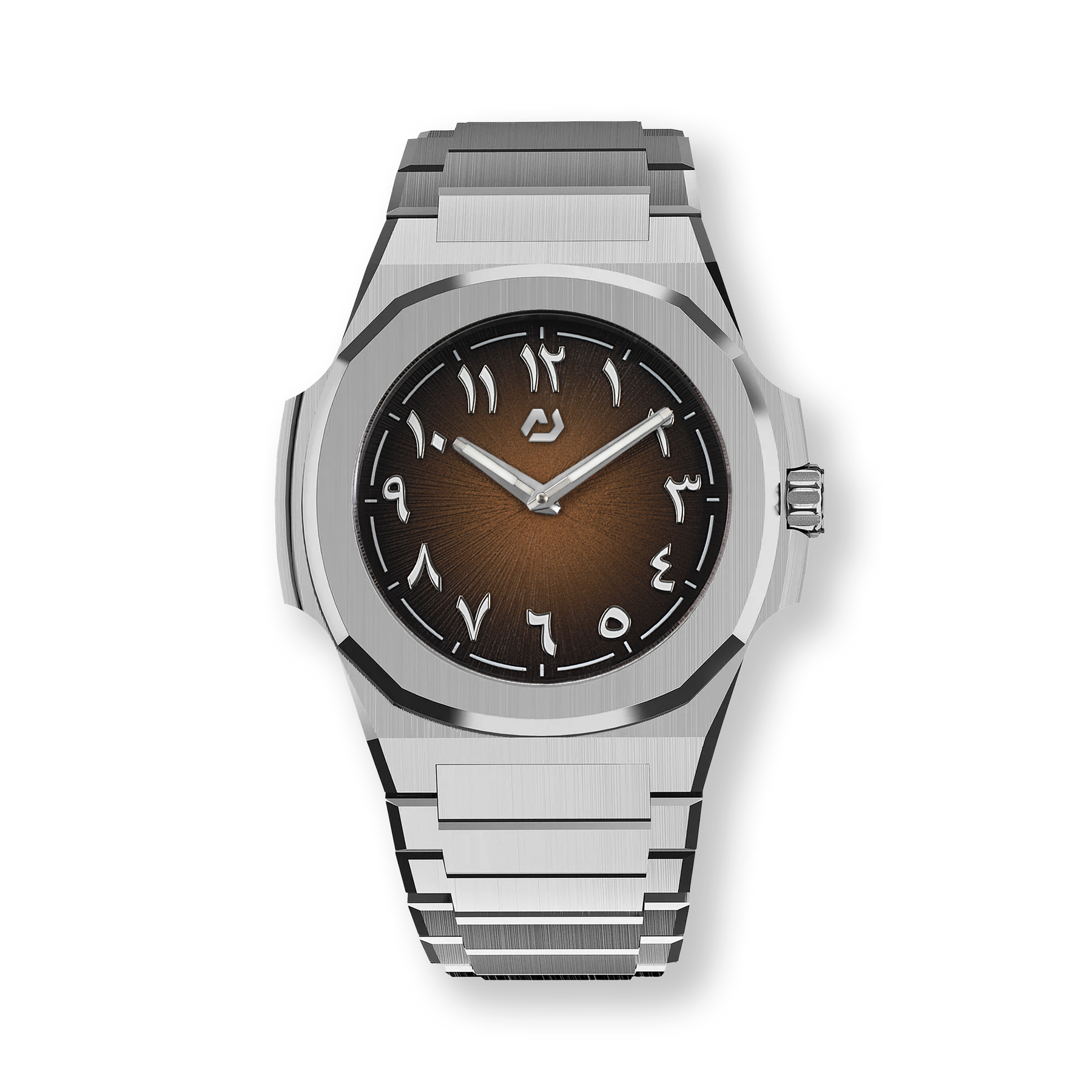 MT Espresso Dial Steel Watch with Arabic markers