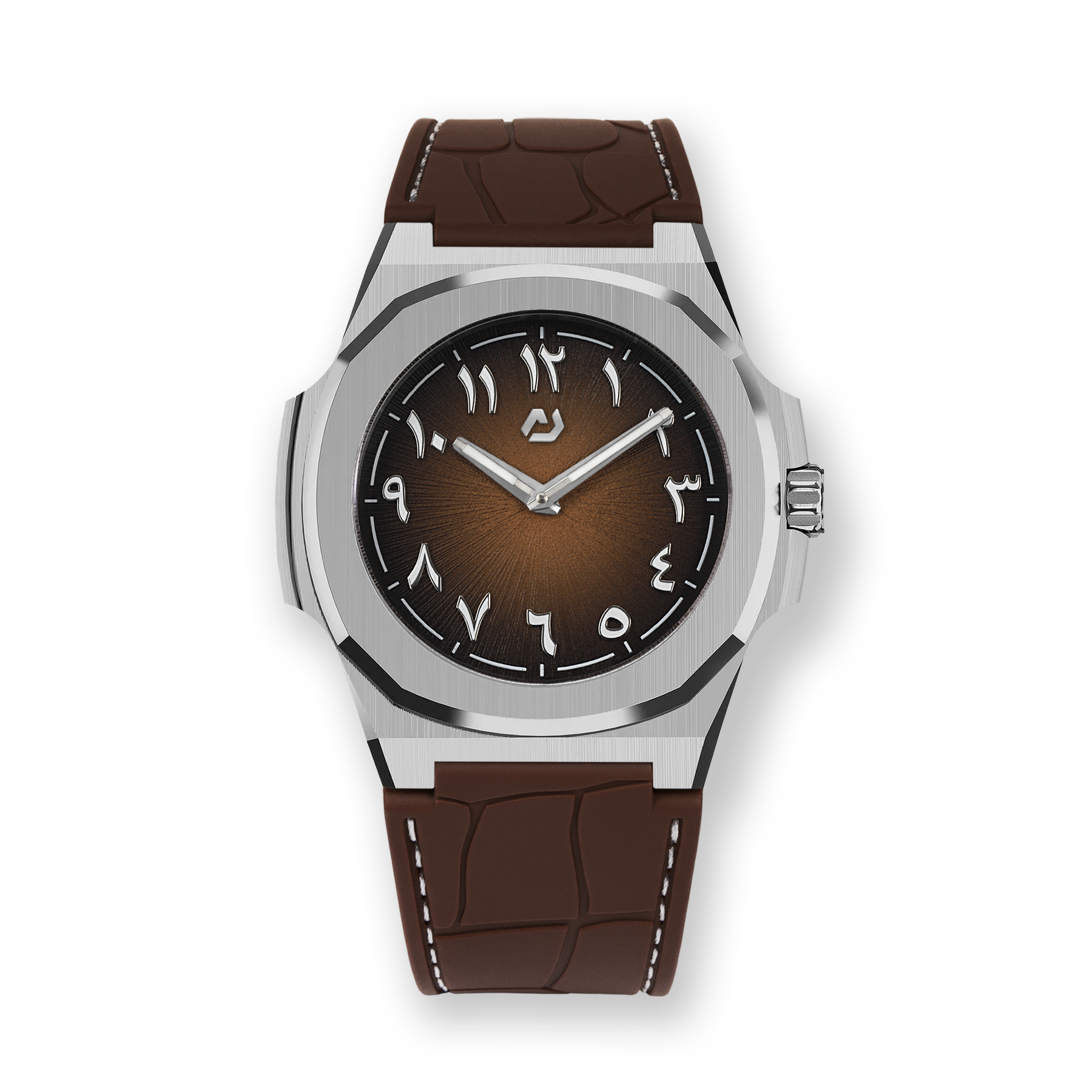 MT Espresso Dial Steel Watch with Arabic markers