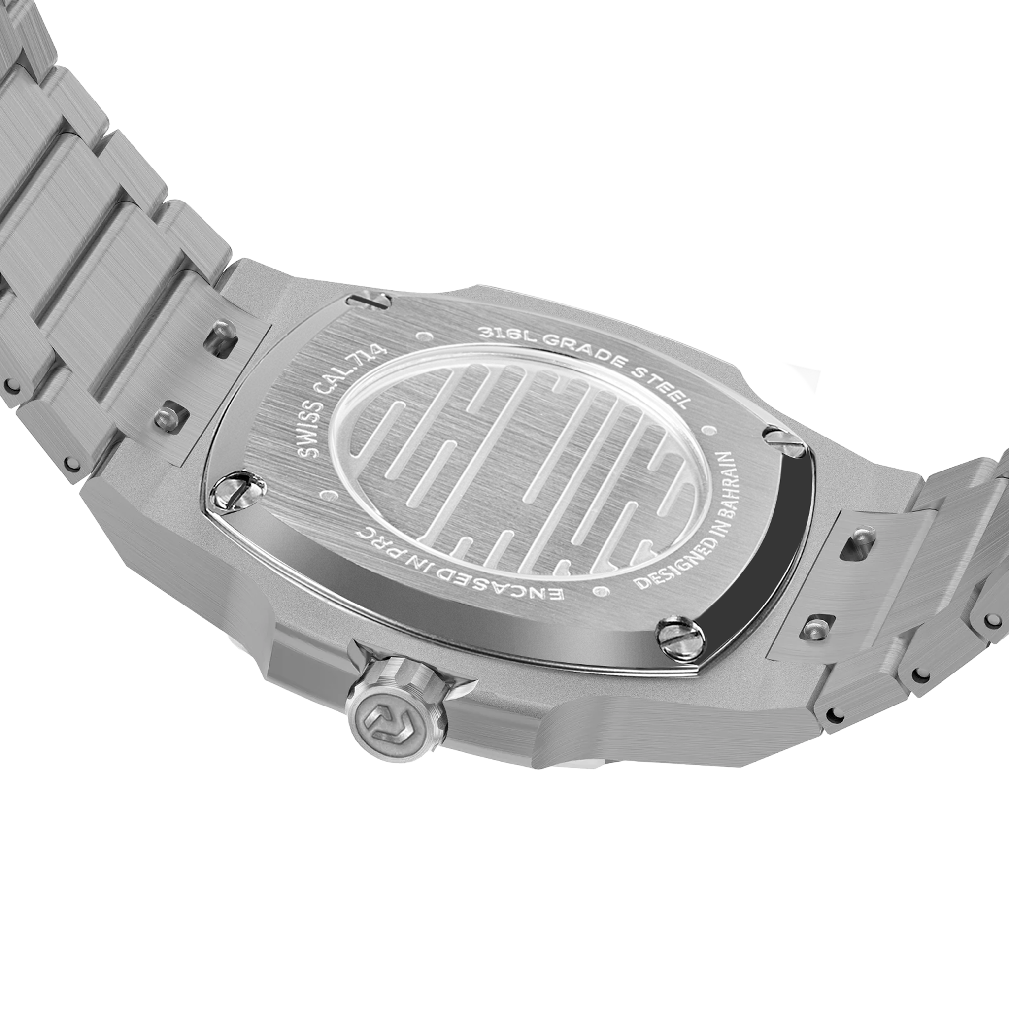 MT Espresso Dial Steel Watch with Arabic markers