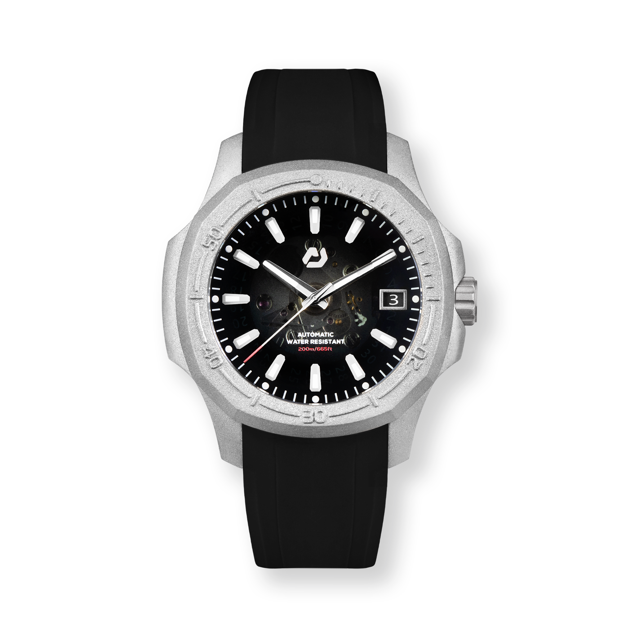 N200 Titanium Gray V2 Index 40.5mm