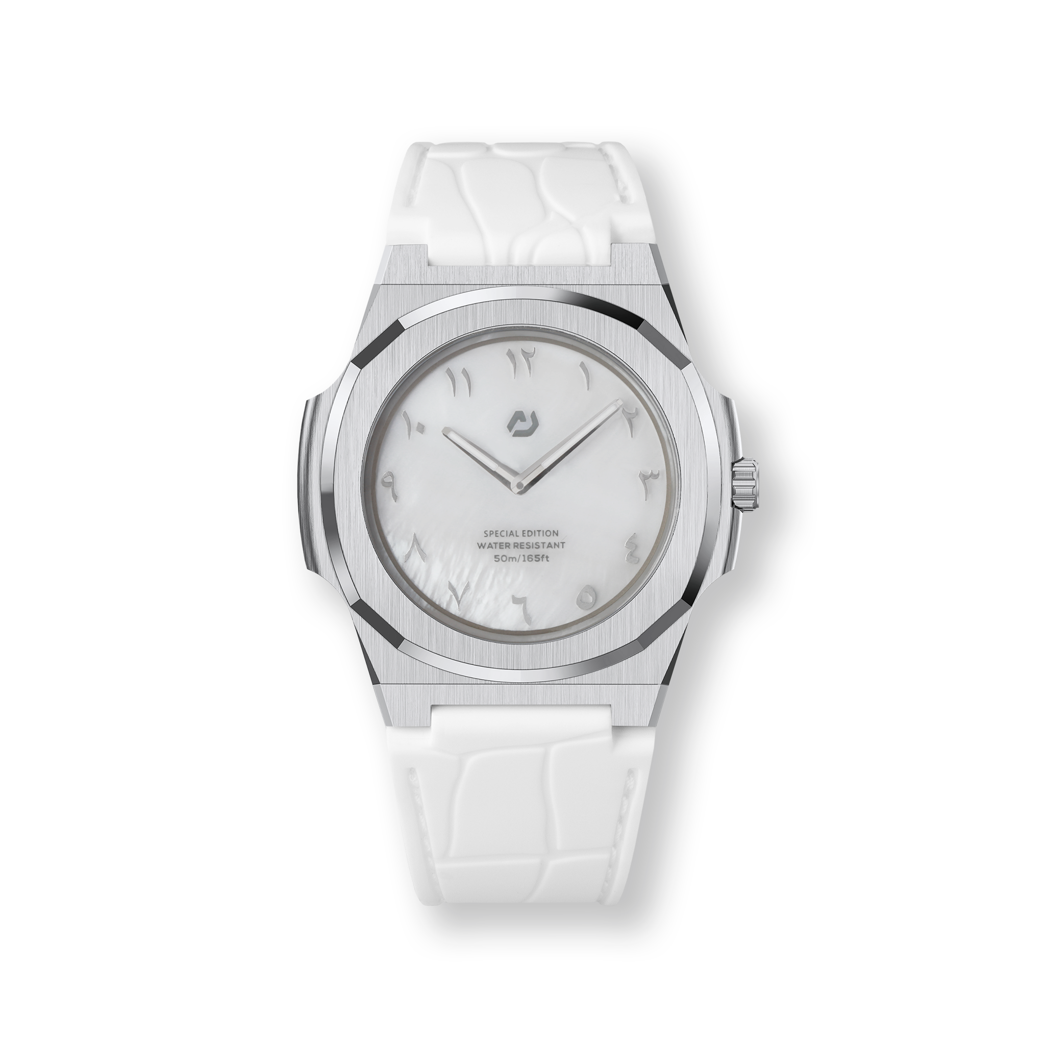 MS MOP Silver 38mm Silver Watch