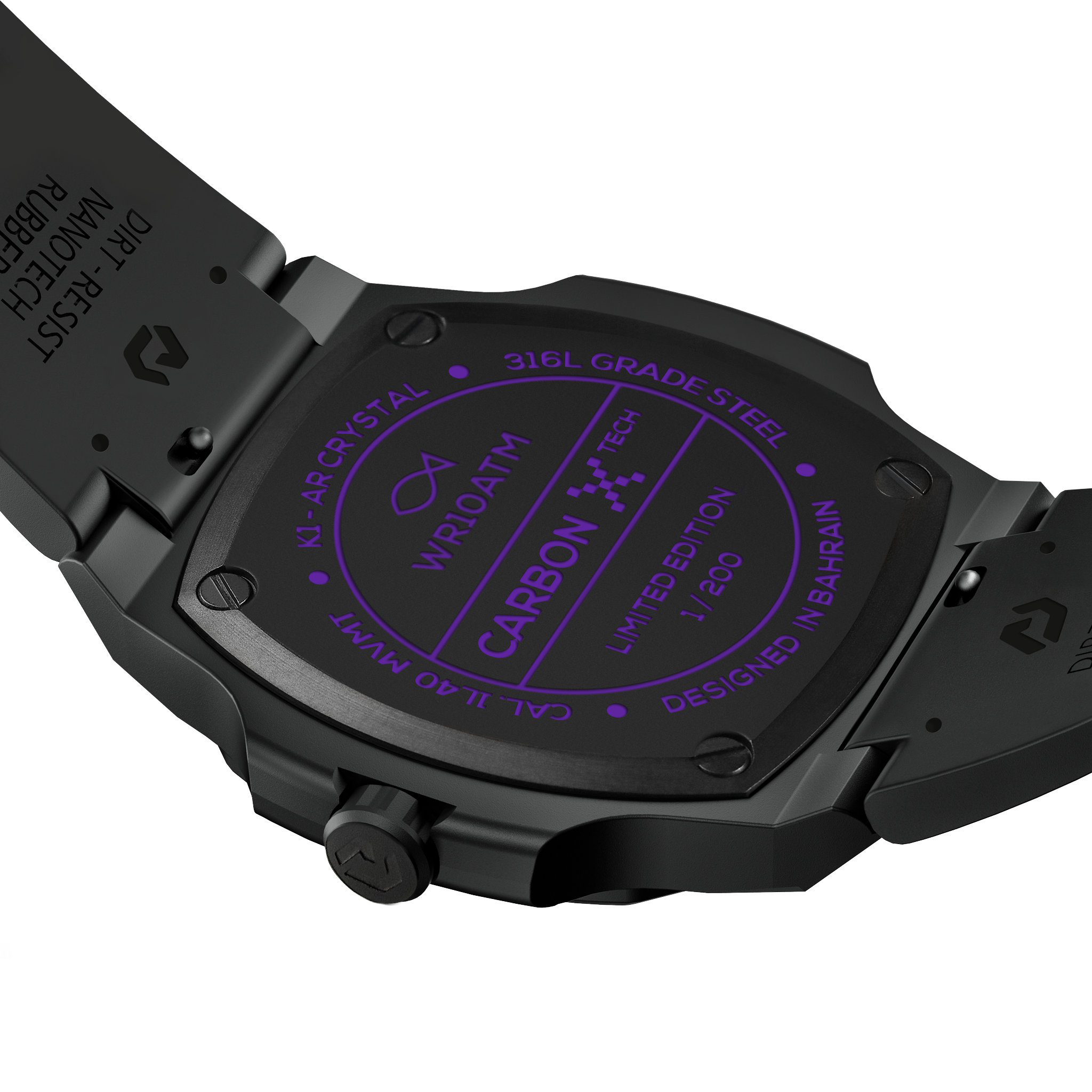 Origen N267 40.5mm Purple Dial Watch